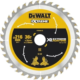 DeWalt DT99569 Extreme Runtime Kreissägeblatt 36Z, 216x1.6x30mm, 1 Stück