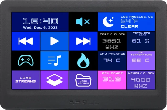G.Skill WigiDash, 7"