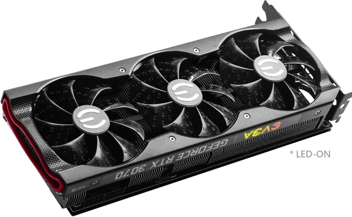 EVGA GeForce RTX 3070 XC3 Ultra Gaming LHR, 8GB GDDR6, HDMI, 3x DP