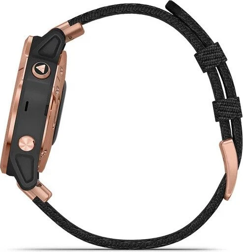 Garmin Fenix 6S Sapphire rosegold/heathered black nylon