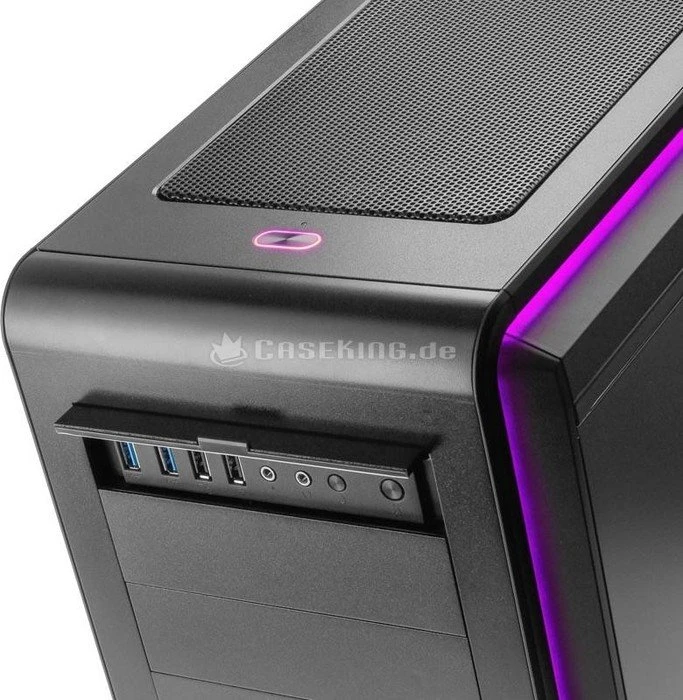 Phanteks Enthoo Luxe Tempered Glass grau, Glasfenster