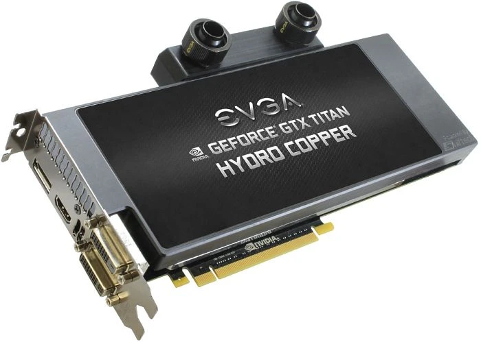 EVGA GeForce GTX Titan SC Hydro Copper, 6GB GDDR5, 2x DVI, HDMI, DP