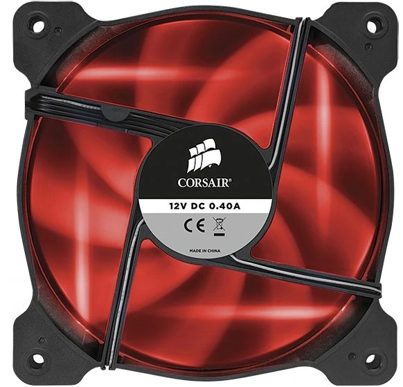 Corsair Air Series SP120 LED Red High Static Pressure, 120mm, 2er-Pack