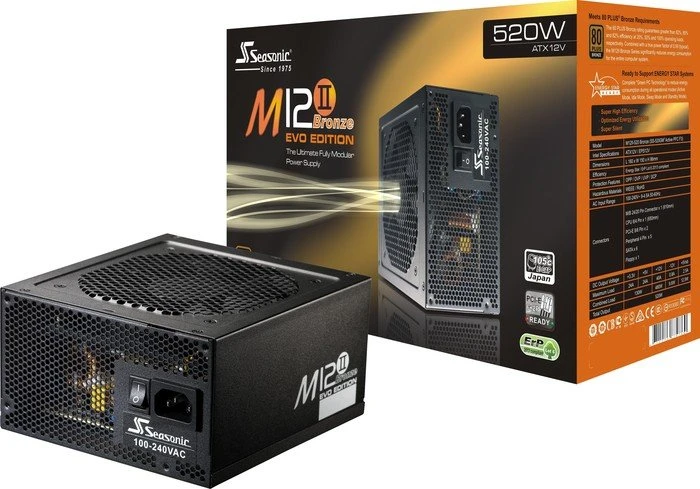 Seasonic M12II-520 EVO Edition Bronze 520W, ATX 2.3