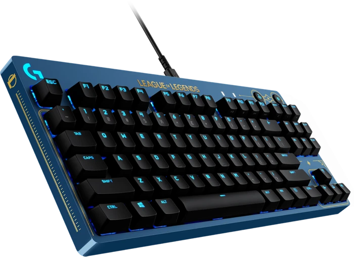 Logitech G Pro Gaming Keyboard, League of Legends Edition, TKL, GX-BROWN, USB, DE