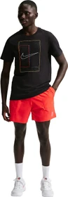 Nike Court Dri-FIT Advantage Hose kurz chile red/white (Herren)
