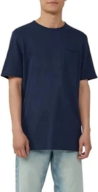s.Oliver Flammgarn Pocket T-Shirt kurzarm tiefblau (Herren)