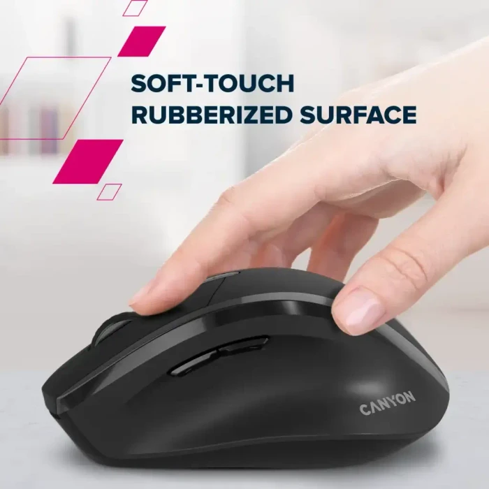 Canyon OnClick 17 Wireless Mouse schwarz, USB