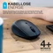 JLab Go Charge Wireless Mouse, schwarz, USB/Bluetooth Vorschaubild
