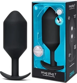b-Vibe Snug Plug 7 schwarz