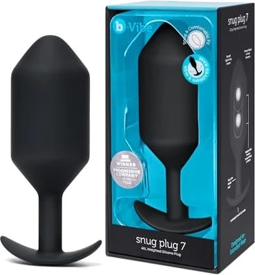b-Vibe Snug Plug 7 schwarz
