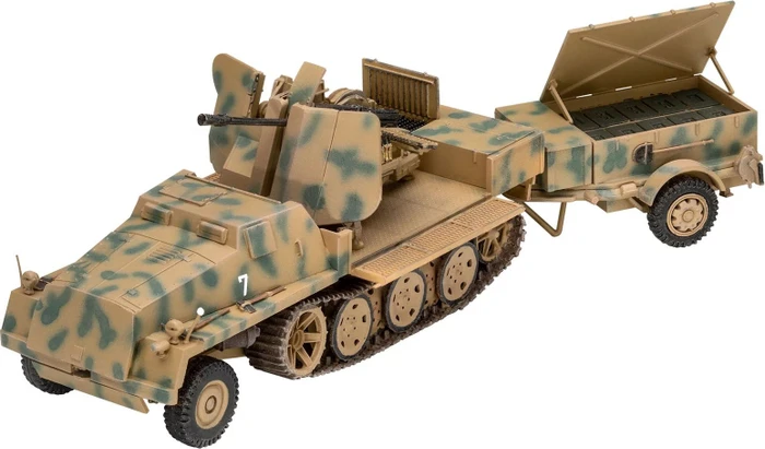 Revell Model Set sWS with Flak43 and Sd.Ah58 Ammo Trailer