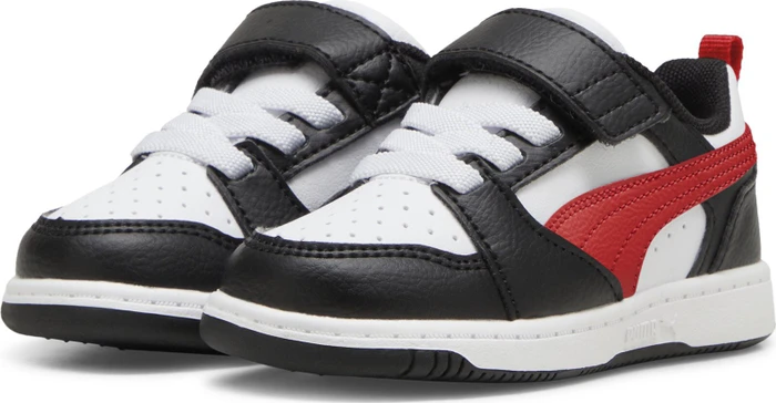 Puma Rebound V6 Lo puma white/for all time red/puma black (Junior)
