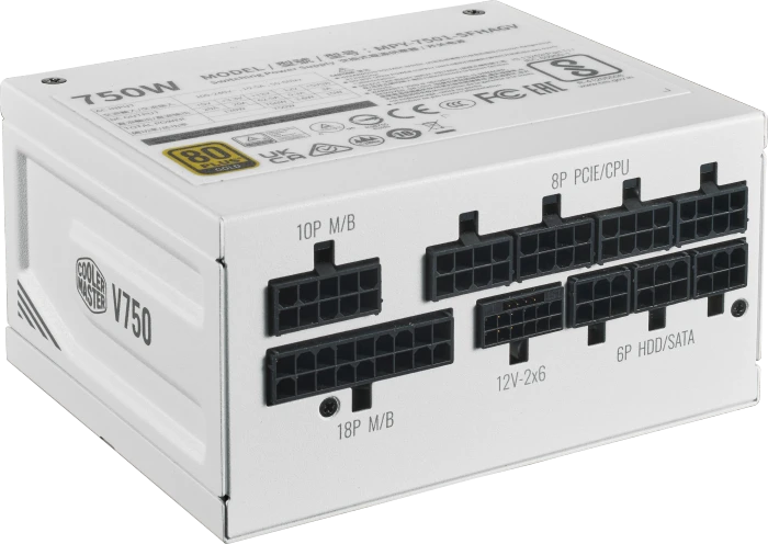 Cooler Master V-Series V750 SFX Gold White Edition 750W, ATX 3.1