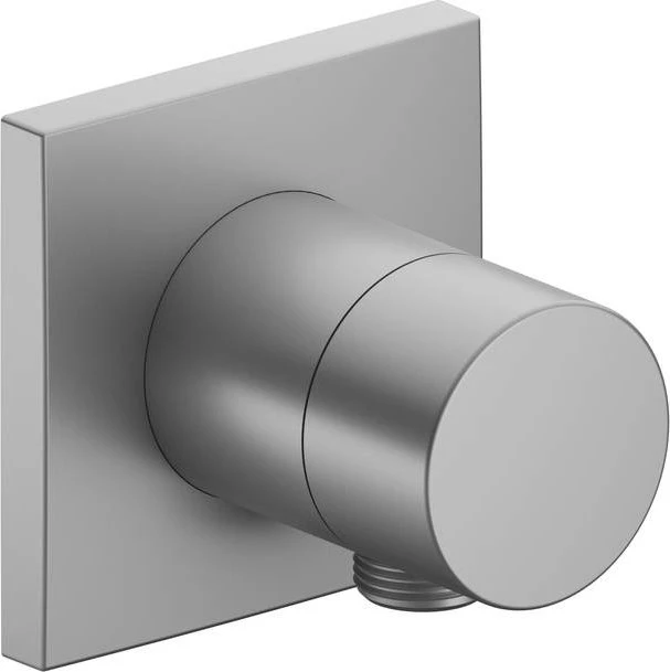 Keuco IXMO 59556 Pure 2-Wege Umstellventil mit Schlauchanschluss eckig aluminium-finish