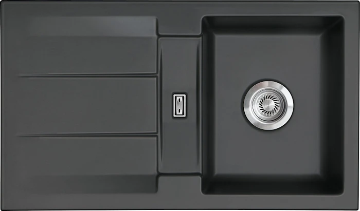 systemceram Genea 87 F Einbau Becken reversibel schiefer