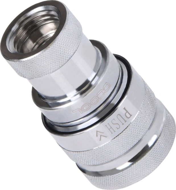 Alphacool Eiszapfen G1/4" Schnellverschluss Kupplung, chrome