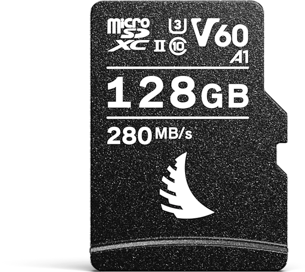 Angelbird AV PRO microSD V60 R280/W160 128GB Kit, UHS-II U3, A1, Class 10