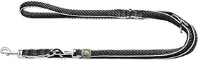 Hunter Hilo Verstellbare Hundeführleine, mit leichtem Mesh-Material, 2.0x200cm, Anthrazit