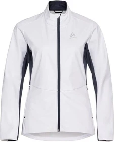 Odlo Markenes Funktionsjacke white/dark sapphire (Damen)