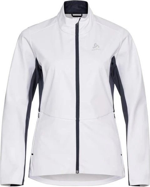 Odlo Markenes Funktionsjacke white/dark sapphire (Damen)