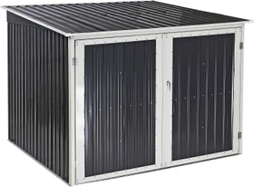 Tepro Fahrradbox anthrazit/weiß