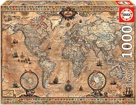 Educa Antique World Map