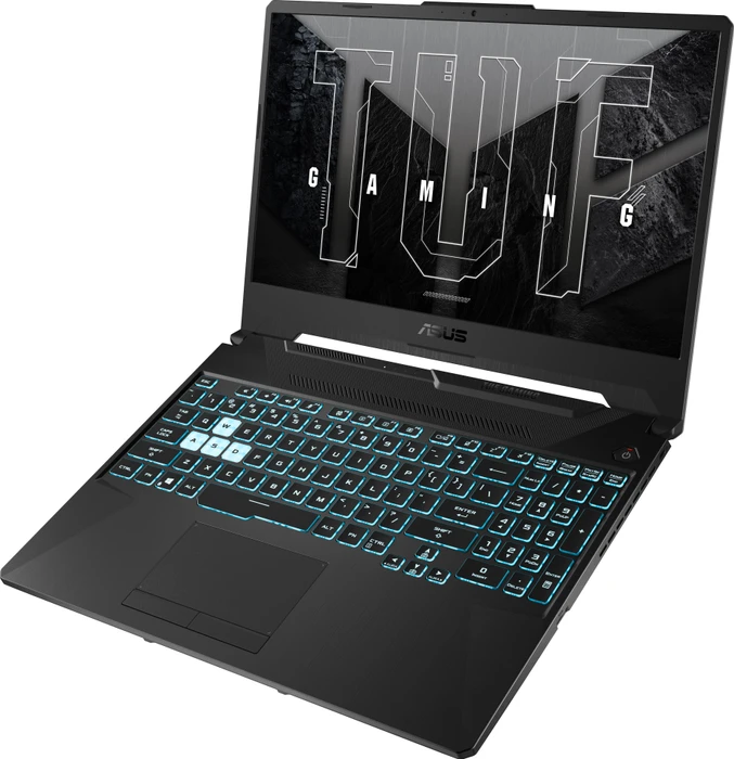 ASUS TUF Gaming F15 FX506HF-HN014, Graphite Black, Core i5-11400H, 8GB RAM, 512GB SSD, GeForce RTX 2050, DE