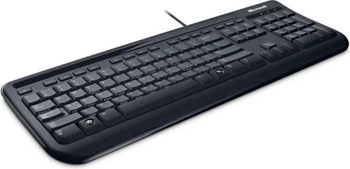 Microsoft OEM Wired Desktop 400 schwarz, USB, DE