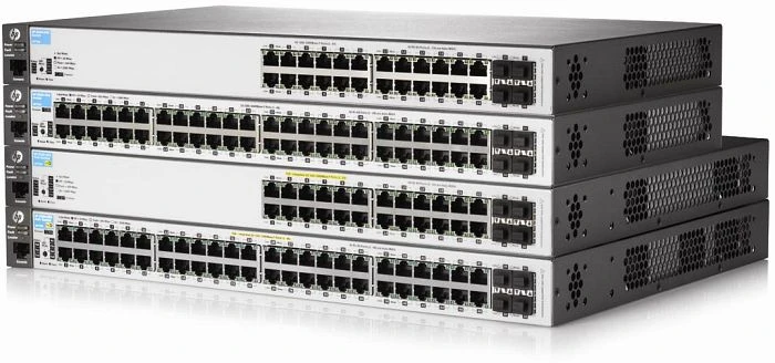 HPE Aruba 2530 48G Rackmount Gigabit Managed Switch, 48x RJ-45, 4x SFP, 382W PoE+