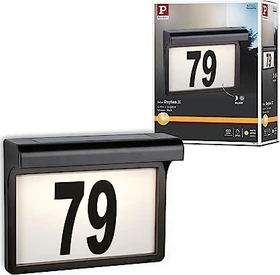 Paulmann Solar LED Hausnummernleuchte Dayton II edelstahl