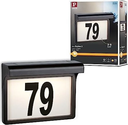 Paulmann Solar LED Hausnummernleuchte Dayton II edelstahl