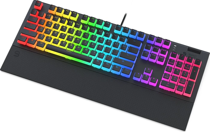 Endorfy SilentiumPC SPC Gear GK650K Omnis Pudding Edition, LEDs RGB, Kailh RED, USB, DE