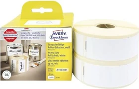 Avery-Zweckform Hochleistungsetiketten kompatibel zu Dymo 1933081, 89x28mm, weiß, 1er-Pack (700 Etiketten)
