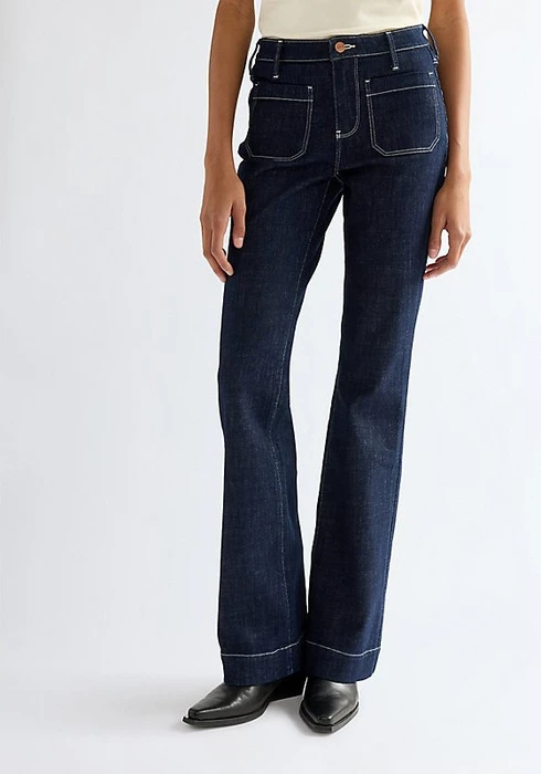 Wrangler Flare Jeans dark orbit (Damen)