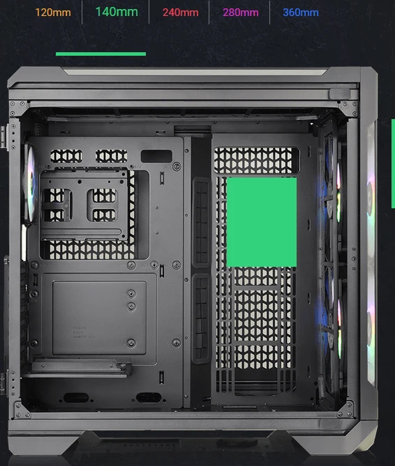 Thermaltake View 51 TG ARGB, Glasfenster