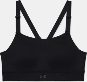 Under Armour Rush High Sport-BH black/iridescent (Damen)