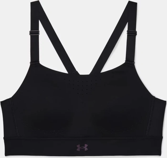 Under Armour Rush High Sport-BH black/iridescent (Damen)