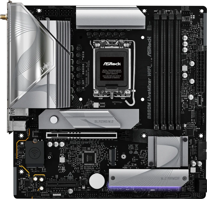 ASRock B860M LiveMixer WiFi (Intel 1851)