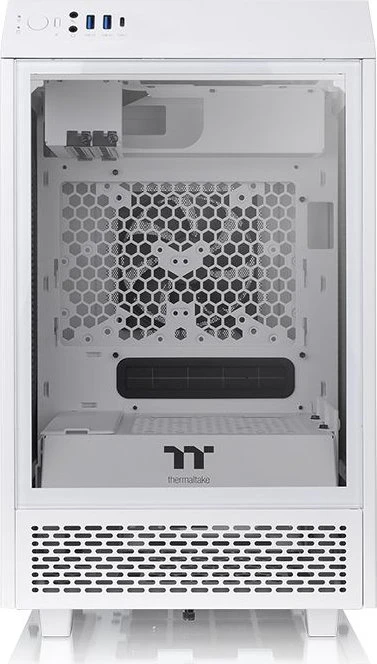 Thermaltake The Tower 100 Snow Edition, weiß, Glasfenster, Mini-ITX