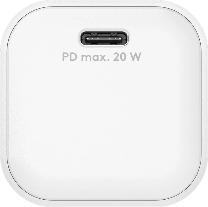 Wentronic Goobay USB-C PD GaN Schnellladegerät Nano (20W) weiß