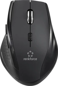 Renkforce RF-WM-210 Wireless Ergonomic Mouse schwarz, USB (RF-5827190)