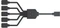 Cooler Master 3-Pin ARGB 1-to-5 Splitter Kabel 58cm, schwarz, 5-fach Vorschaubild