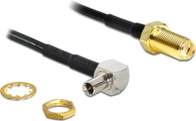 DeLOCK gewinkelt Antennenkabel, SMA/TS9