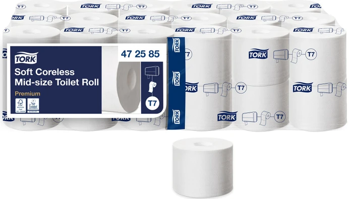 Tork T7 Premium Toilettenpapier 2-lagig weiß, 36 Rollen