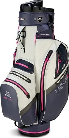 Big Max Aqua Silencio 4 Golftasche steel blue/off white/fuchsia