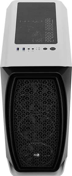 AeroCool Aero One Mini Eclipse, weiß, Glasfenster