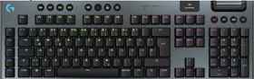 Logitech G915 X Lightspeed, schwarz, LEDs RGB, GL CLICKY, USB/Bluetooth, DE