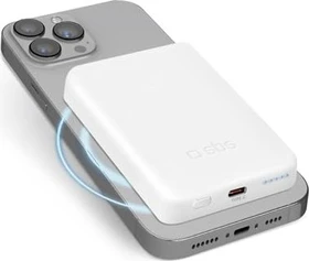 SBS Mobile Mag Power Bank 5000mAh weiß