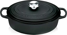 Le Creuset Tradition Gusseisen Bräter oval 27cm schwarz
